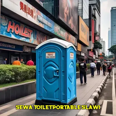 sewa toilet portable slawi